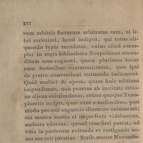 21 x 12,5 εκ. 2 σ. χ.α. + LXVIII σ. + 626 σ. + 2 σ. χ.α., όπου στο φ. 1 κτητορική σφραγίδα